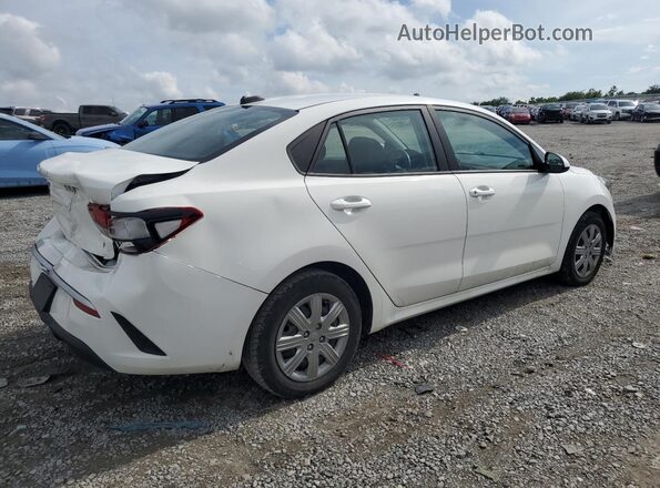 3KPA24AD8NE477250 2022 KIA RIO Белый Задняя правая четверть