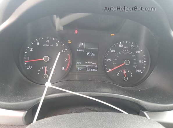 3KPA24AD8NE477250 2022 KIA RIO Белый Вид щитка приборов