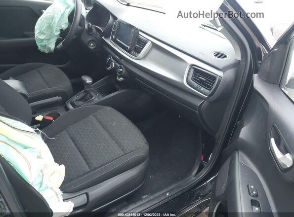 3KPA24AD9LE297420 2020 KIA RIO Black Vista interior delantera