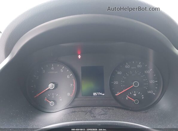 3KPA24AD9LE297420 2020 KIA RIO Black Vista de los asientos traseros