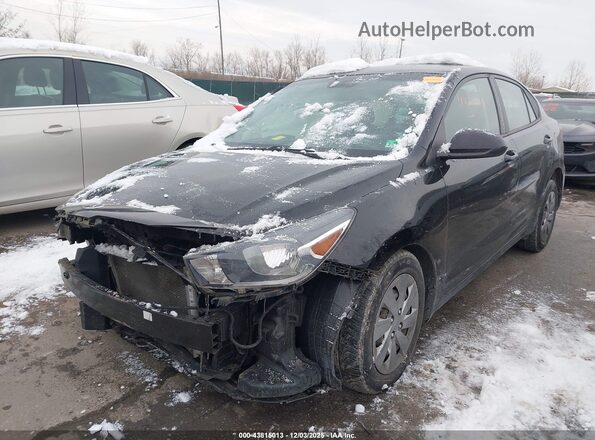 3KPA24AD9LE297420 2020 KIA RIO Black Vista tres cuartos delantera izquierda