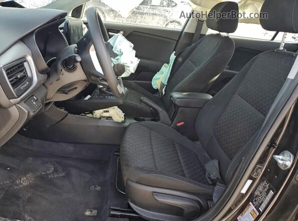 3KPA24AD9NE459128 2022 KIA RIO Black Vista interior delantera
