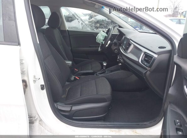 3KPA24ADXLE294980 2020 KIA RIO White Vista interior delantera