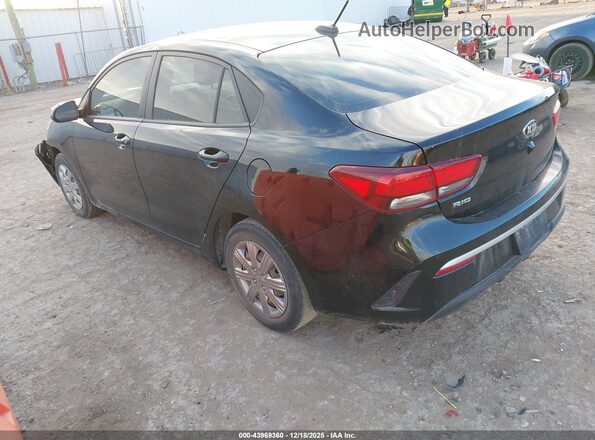 3KPA24ADXME381845 2021 KIA RIO Black Задня ліва чверть