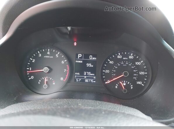 3KPA24ADXME381845 2021 KIA RIO Black Вид задніх сидінь
