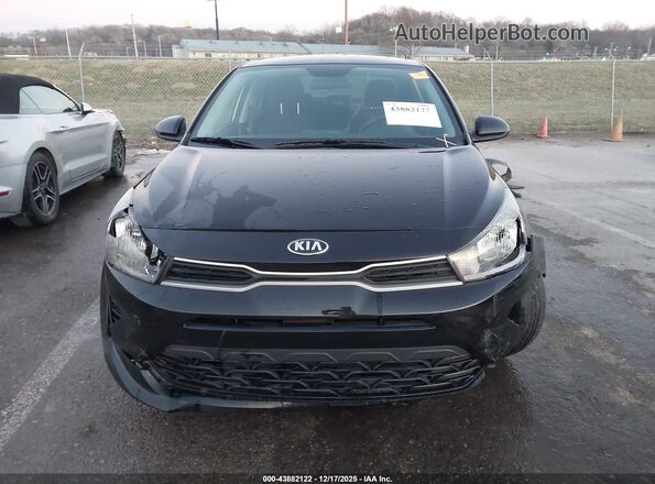 3KPA24ADXME409062 2021 KIA RIO Black Vista del cuadro de instrumentos