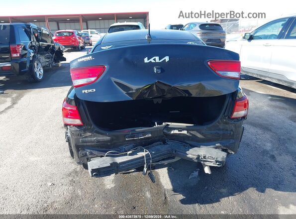 3KPA24ADXNE484619 2022 KIA RIO Black Widok z przodu