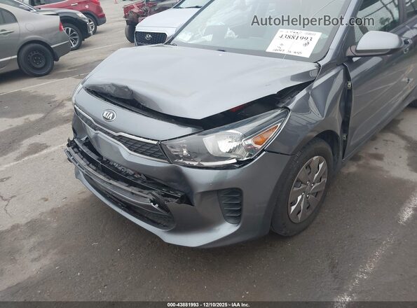3KPA25AB2KE215689 2019 KIA RIO 5-DOOR Серый Вид спереди