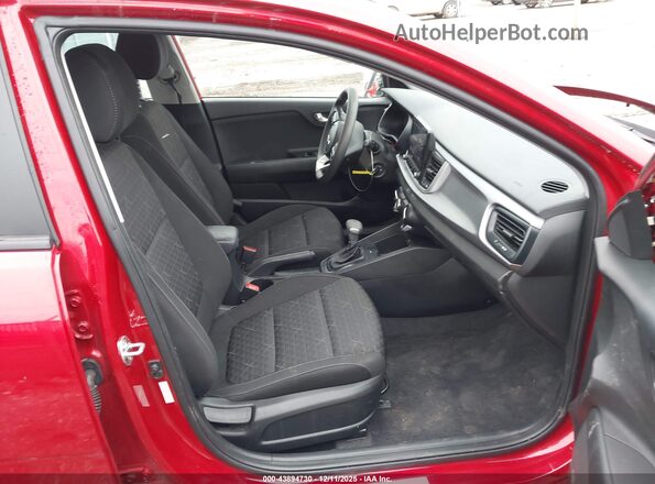 3KPA25AD5PE575127 2023 KIA RIO 5-DOOR Red წინა სალონის ხედი