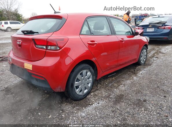 3KPA25AD5PE575127 2023 KIA RIO 5-DOOR Red უკანა მარჯვენა