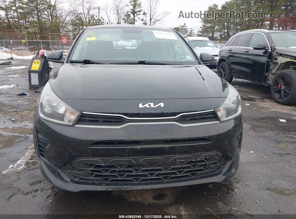 3KPA25AD5PE605985 2023 KIA RIO 5-DOOR Black Սարքավորումների վահանակի տեսք