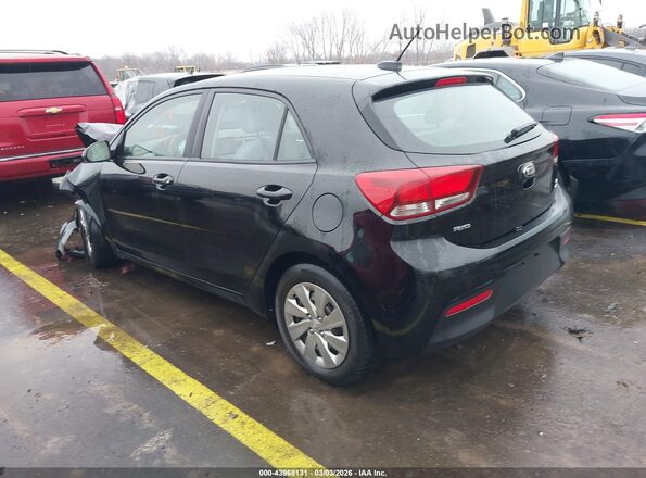 3KPA25AD6LE341699 2020 KIA RIO 5-DOOR Black უკანა მარცხენა