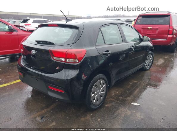3KPA25AD6LE341699 2020 KIA RIO 5-DOOR Black უკანა მარჯვენა