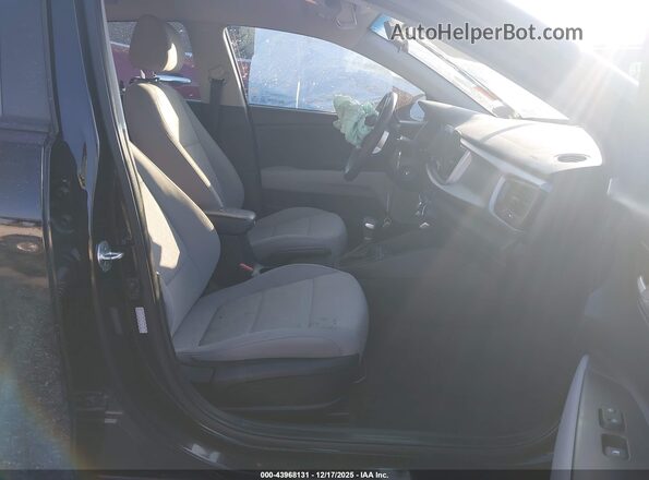 3KPA25AD6LE341699 2020 KIA RIO 5-DOOR Black წინა სალონის ხედი