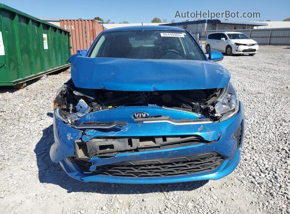 3KPA25AD8ME433205 2021 KIA RIO Blue Widok z przodu