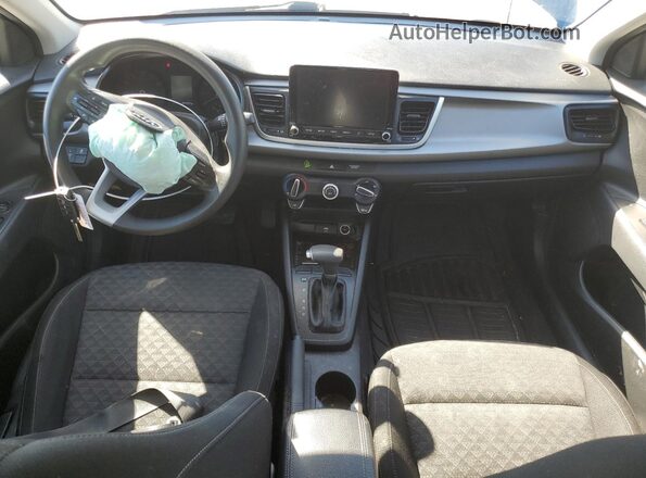 3KPA25AD8ME433205 2021 KIA RIO Blue Widok deski rozdzielczej