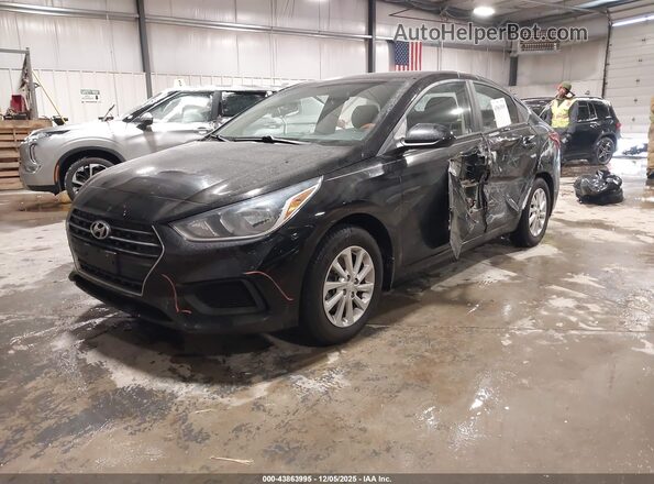 3KPC24A32JE024235 2018 HYUNDAI ACCENT Black Передня ліва чверть
