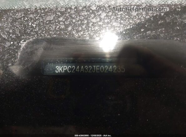 3KPC24A32JE024235 2018 HYUNDAI ACCENT Black Вид підкапотного простору