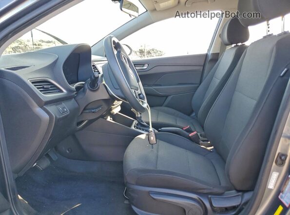 3KPC24A61LE091938 2020 HYUNDAI ACCENT Charcoal Widok wnętrza z przodu