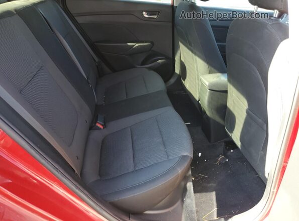3KPC24A61LE111220 2020 HYUNDAI ACCENT Red უკანა სავარძლების ხედი