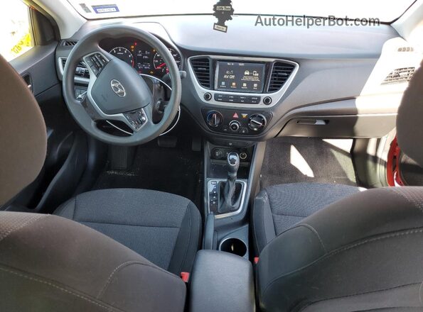 3KPC24A61LE111220 2020 HYUNDAI ACCENT Red წინა პანელის ხედი