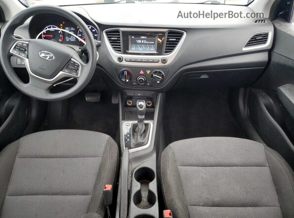 3KPC24A63ME144155 2021 HYUNDAI ACCENT Blue Вид панелі приладів