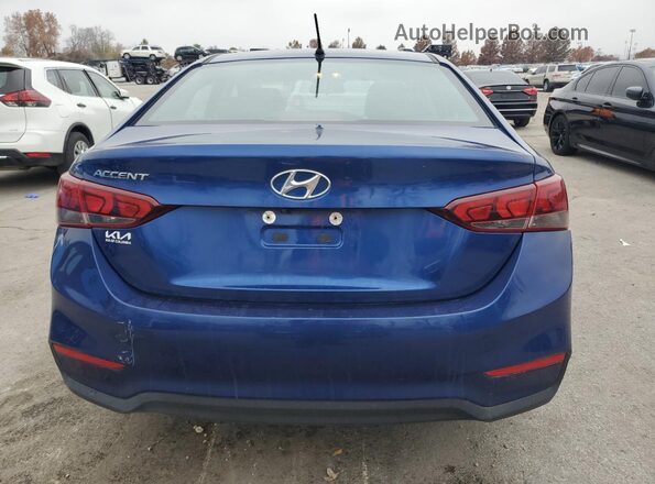 3KPC24A63ME144155 2021 HYUNDAI ACCENT Blue Вид ззаду