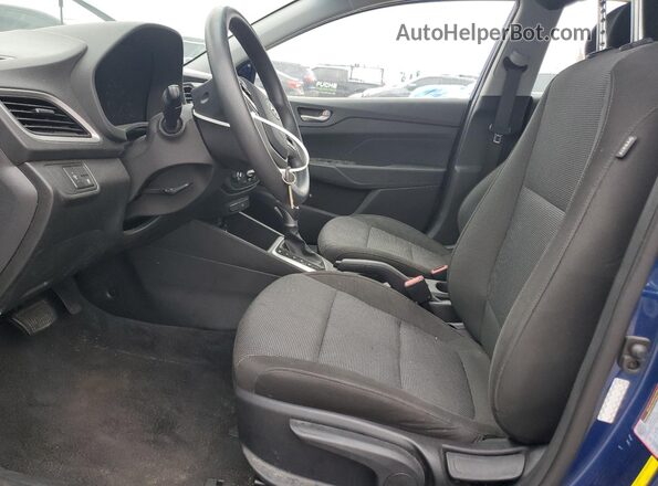 3KPC24A63ME144155 2021 HYUNDAI ACCENT Blue Вид салону спереду