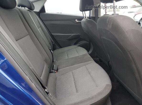 3KPC24A63ME144155 2021 HYUNDAI ACCENT Blue Вид задніх сидінь