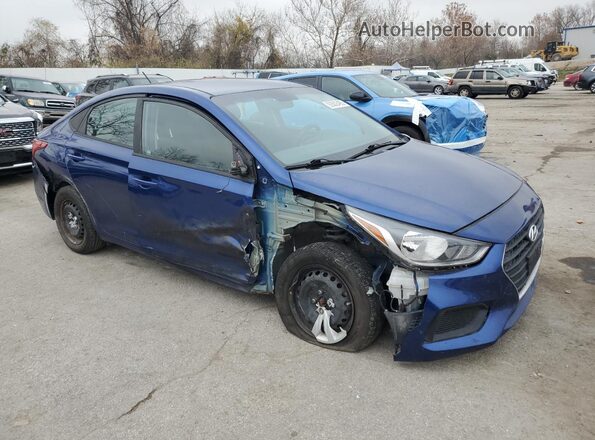 3KPC24A63ME144155 2021 HYUNDAI ACCENT Blue Передня права чверть
