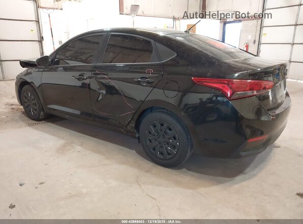 3KPC24A63NE186360 2022 HYUNDAI ACCENT Black Trasero izquierdo