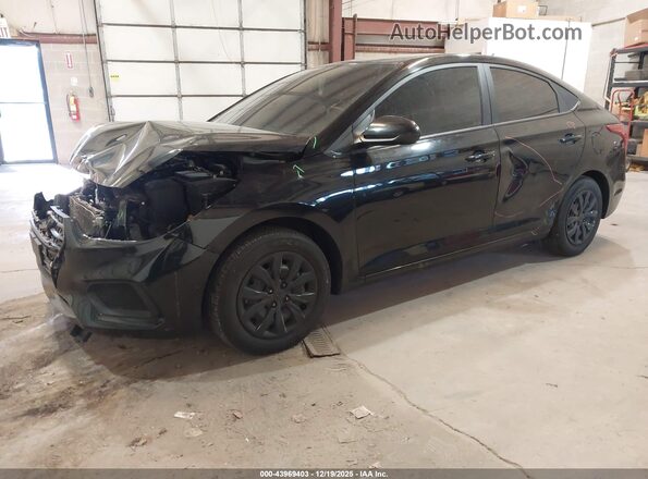 3KPC24A63NE186360 2022 HYUNDAI ACCENT Black Vista tres cuartos delantera izquierda