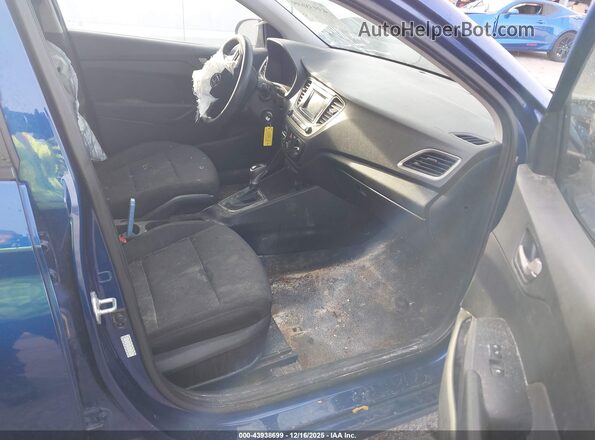 3KPC24A64LE114080 2020 HYUNDAI ACCENT Синий Вид салона спереди