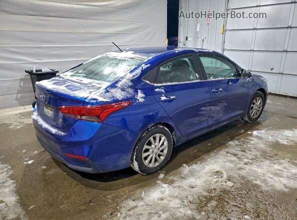 3KPC24A64ME135397 2021 HYUNDAI ACCENT Blue Trasero derecho