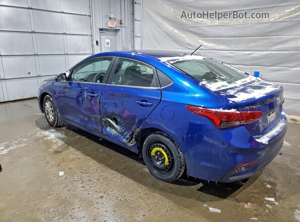 3KPC24A64ME135397 2021 HYUNDAI ACCENT Blue Trasero izquierdo