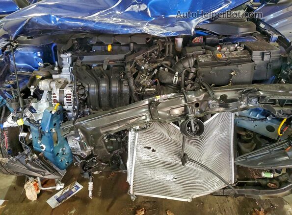 3KPC24A64NE170264 2022 HYUNDAI ACCENT Синий Вид задней части салона