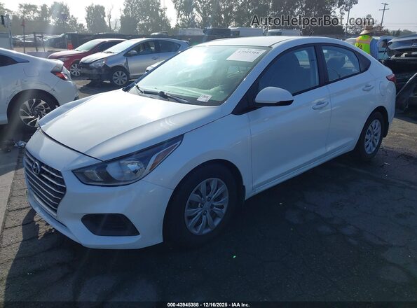 3KPC24A65LE126416 2020 HYUNDAI ACCENT Белый Передняя левая четверть
