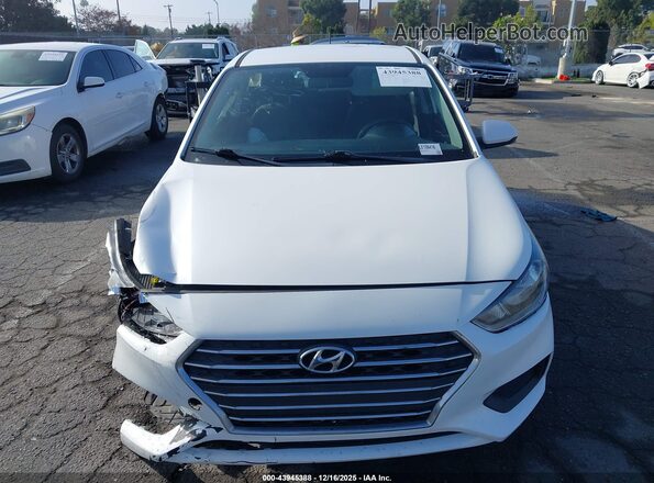 3KPC24A65LE126416 2020 HYUNDAI ACCENT Белый Вид щитка приборов