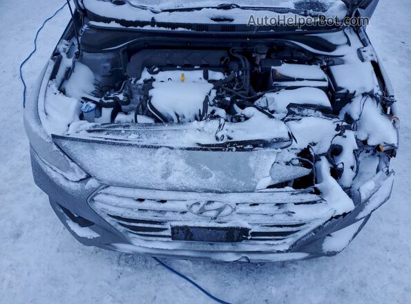 3KPC24A65ME133027 2021 HYUNDAI ACCENT Silver უკანა სალონის ხედი