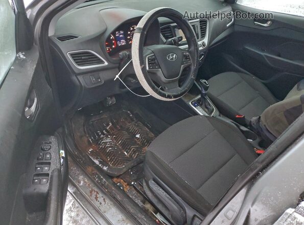 3KPC24A65ME133027 2021 HYUNDAI ACCENT Silver წინა პანელის ხედი