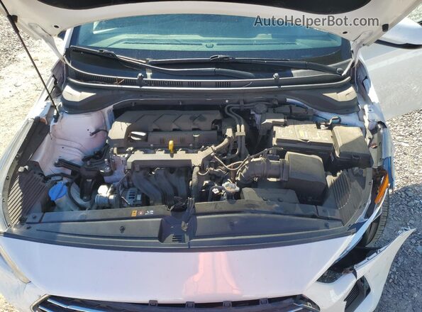 3KPC24A65ME147851 2021 HYUNDAI ACCENT White Vista interior trasera