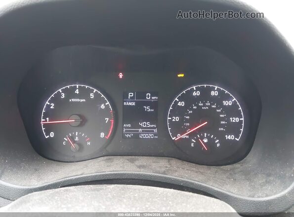 3KPC24A66LE095631 2020 HYUNDAI ACCENT Blue Հետևի նստատեղերի տեսք
