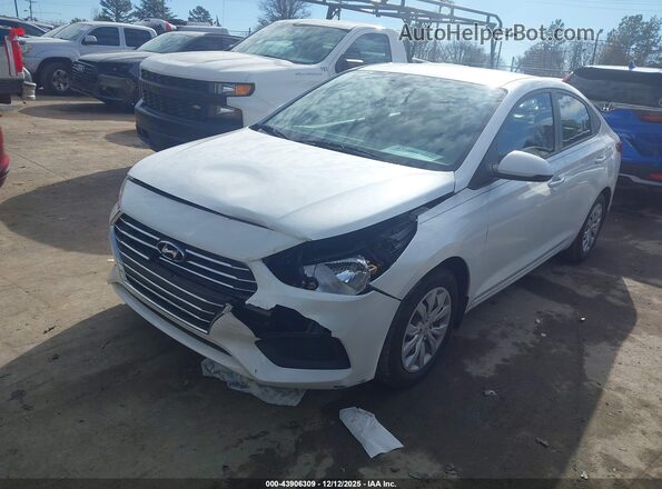 3KPC24A66LE115974 2020 HYUNDAI ACCENT Белый Передняя левая четверть