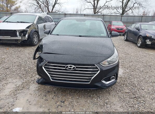 3KPC24A67NE163003 2022 HYUNDAI ACCENT Black Սարքավորումների վահանակի տեսք
