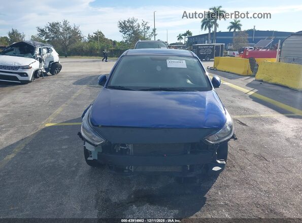 3KPC24A68LE099812 2020 HYUNDAI ACCENT Синий Вид щитка приборов