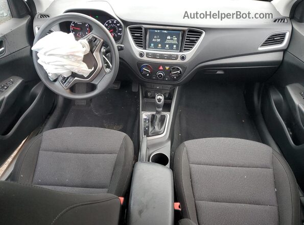 3KPC24A68LE126068 2020 HYUNDAI ACCENT Silver წინა პანელის ხედი