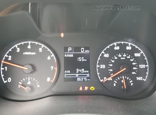 3KPC24A68LE126068 2020 HYUNDAI ACCENT Silver ხელსაწყოთა პანელის ხედი