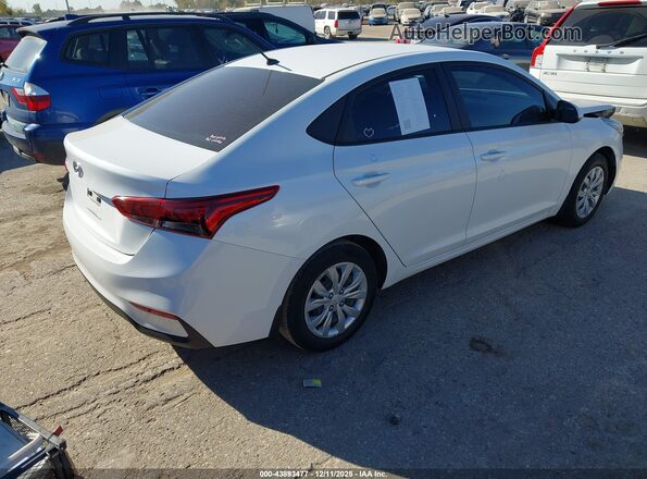 3KPC24A68NE175659 2022 HYUNDAI ACCENT Белый Задняя правая четверть