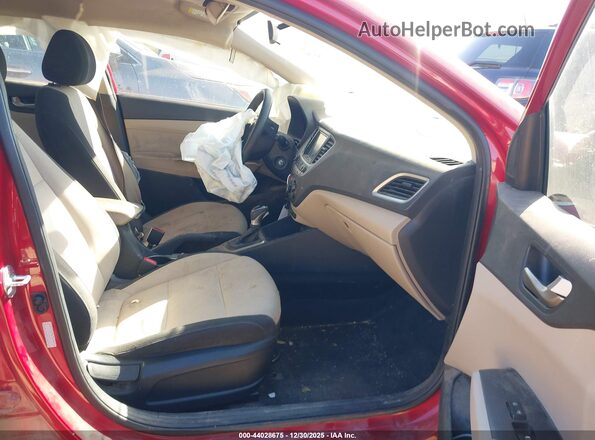 3KPC24A68NE185916 2022 HYUNDAI ACCENT Красный Вид салона спереди