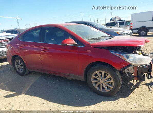 3KPC24A68NE185916 2022 HYUNDAI ACCENT Красный Вид задней части салона